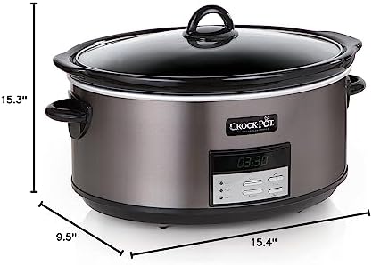 8 Quart Programmable Slow Cooker with Auto Warm - Curated Catalog W1