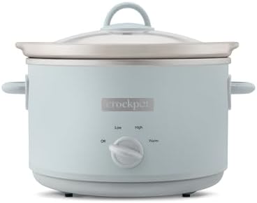 4.5 Quart Manual Slow Cooker – Macaroon Blue - Curated Catalog M1