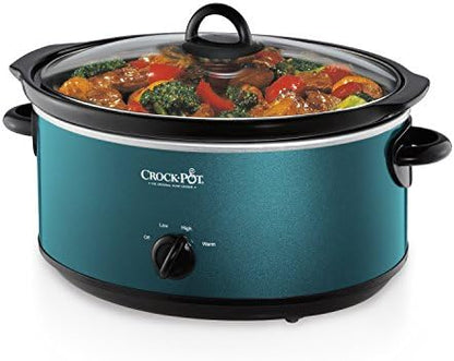 7 Quart Manual Slow Cooker – Turquoise - Curated Catalog W6