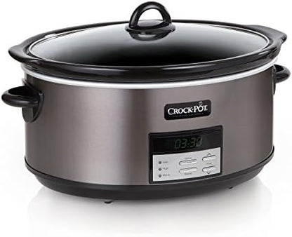 8 Quart Programmable Slow Cooker with Auto Warm - Curated Catalog W1