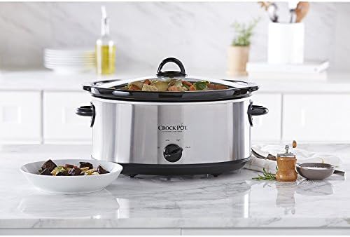 7 Quart Oval Manual Slow Cooker – Stainless Steel - Curated Catalog R0