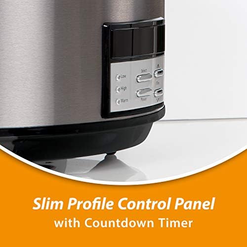 8 Quart Programmable Slow Cooker with Auto Warm - Curated Catalog W1