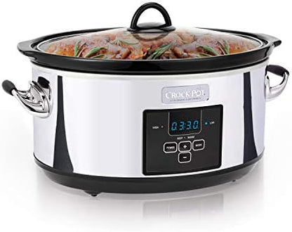 7 Quart Programmable Slow Cooker – Polished Platinum - Curated Catalog L8
