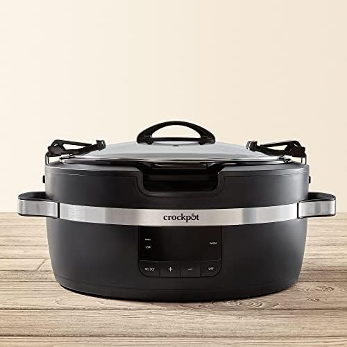 Thermoshield 6 Quart Slow Cooker with Carry Handles - Curated Catalog A7