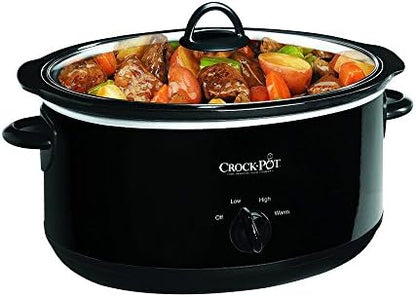 8 Quart Manual Slow Cooker – Black - Curated Catalog U4