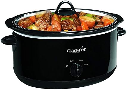 8 Quart Manual Slow Cooker – Black - Curated Catalog U4
