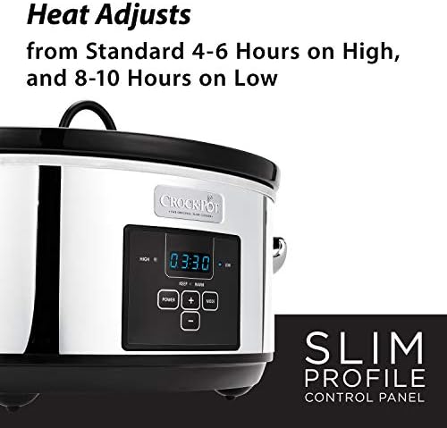 7 Quart Programmable Slow Cooker – Polished Platinum - Curated Catalog A4