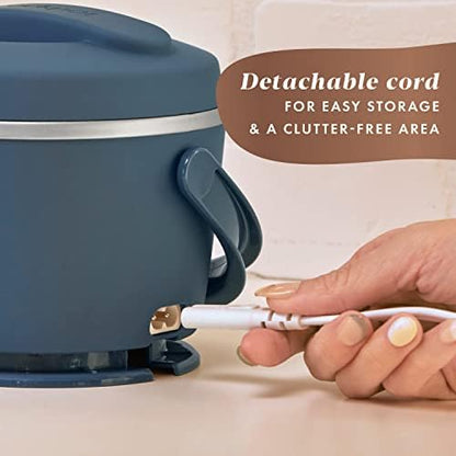 Electric Lunch Box Food Warmer 20oz – Faded Blue - Curated Catalog C8