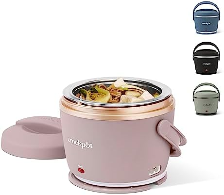 Electric Lunch Box Food Warmer 20oz – Blush Pink - Curated Catalog Y7