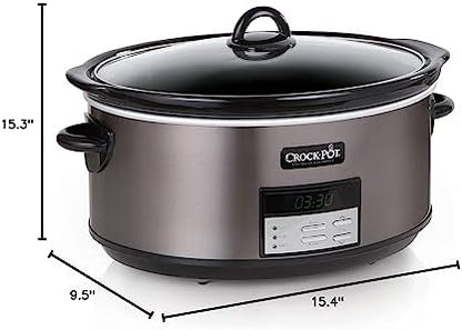 8 Quart Programmable Slow Cooker with Auto Warm - Curated Catalog W1