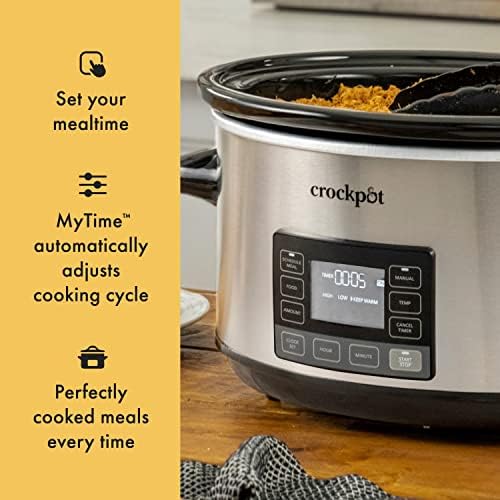 7 Quart Portable Programmable Slow Cooker with Timer - Curated Catalog P7