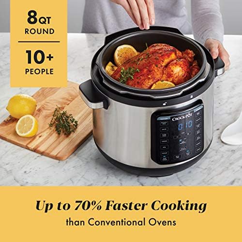 8 Quart Express Crock Multi-Use Pressure Cooker - Curated Catalog B3