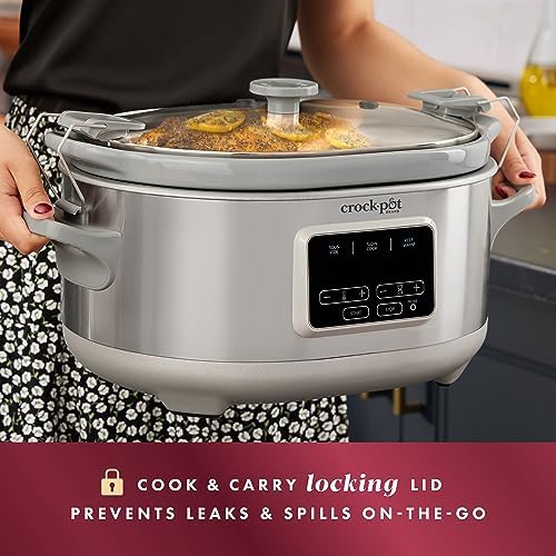 7 Quart Programmable Cook & Carry Slow Cooker - Curated Catalog U1