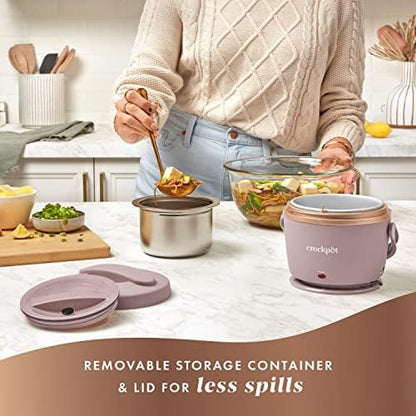 Electric Lunch Box Food Warmer 20oz – Blush Pink - Curated Catalog Y7