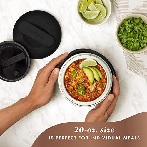 Electric Lunch Box Food Warmer 20oz – Black - Curated Catalog M7