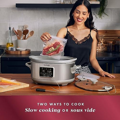 7 Quart Programmable Cook & Carry Slow Cooker - Curated Catalog U1