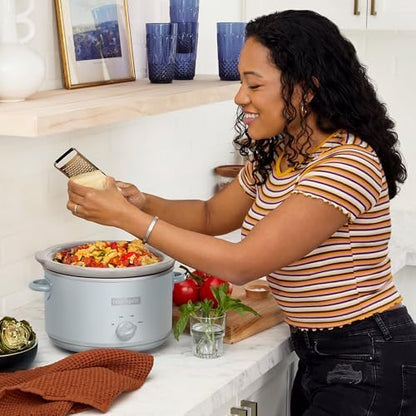 4.5 Quart Manual Slow Cooker – Macaroon Blue - Curated Catalog M1