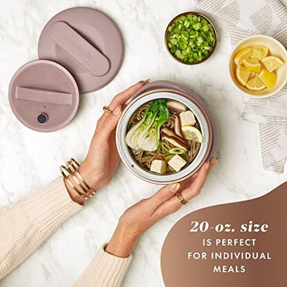 Electric Lunch Box Food Warmer 20oz – Blush Pink - Curated Catalog Y7