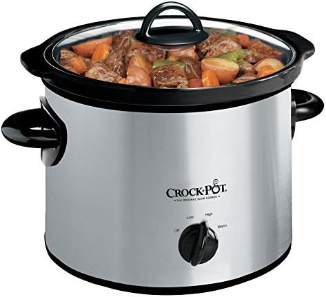 3 Quart Manual Slow Cooker – Silver - Curated Catalog D4