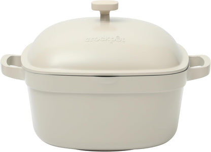 3 Quart Enameled Cast Iron Dutch Oven – Aqua - Curated Catalog T0