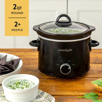 2 Quart Mini Slow Cooker – Classic Compact Cooker - Curated Catalog N2